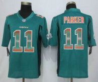 2015 New Nike Miami Dolphins -11 Parker Green Strobe Limited Jersey