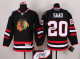 Autographed Chicago Blackhawks -20 Brandon Saad Black Stitched NHL Jersey