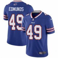 Nike Bills -49 Tremaine Edmunds Royal Blue Team Color Stitched NFL Vapor Untouchable Limited Jersey