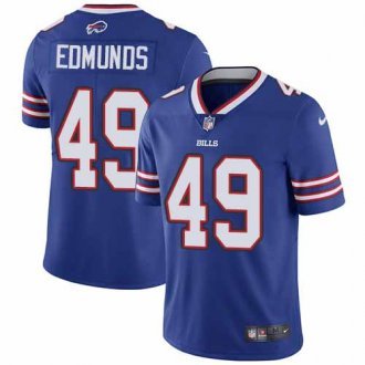 Nike Bills -49 Tremaine Edmunds Royal Blue Team Color Stitched NFL Vapor Untouchable Limited Jersey