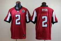 Nike Falcons 2 Matt Ryan Red Team Color With Hall of Fame 50th Patch Stitched NFL Elite Jersey Nike Falcons 2 Matt Ryan Red Team Color With Hall of Fame 50th Patch Stitched NFL Elite Jersey