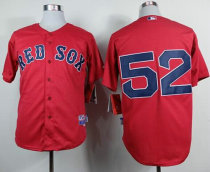 Boston Red Sox #52 Yoenis Cespedes Red Cool Base Stitched MLB Jersey Boston Red Sox #52 Yoenis Cespedes Red Cool Base Stitched MLB Jersey