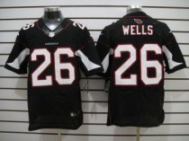 Nike Cardinals -26 Chris Wells Black Alternate Men's Stitched NFL Elite Jersey