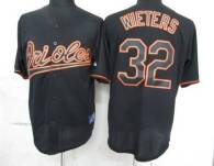 Baltimore Orioles #32 Matt Wieters Black Fashion Stitched MLB Jersey