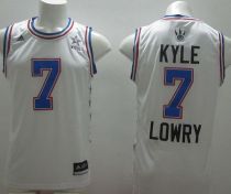 Toronto Raptors -7 Kyle Lowry White 2015 All Star Stitched NBA Jersey Toronto Raptors -7 Kyle Lowry White 2015 All Star Stitched NBA Jersey