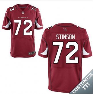 Nike Arizona Cardinals -72 Stinson Jersey Red Elite Home Jersey