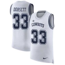 Nike Cowboys -33 Tony Dorsett White Stitched NFL Limited Rush Tank Top Jersey Nike Cowboys -33 Tony Dorsett White Stitched NFL Limited Rush Tank Top Jersey