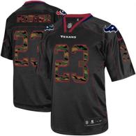 Nike Houston Texans #23 Arian Foster Black Men's Stitched NFL Elite Camo Fashion Jersey