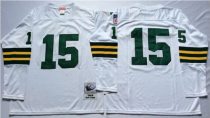 Mitchell And Ness 1969 Packers -15 Bart Starr White Throwback Stitched NFL Jersey Mitchell And Ness 1969 Packers -15 Bart Starr White Throwback Stitched NFL Jersey
