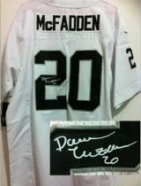Nike Oakland Raiders #20 Darren McFadden White Men's Stitched NFL Elite Autographed Jersey Nike Oakland Raiders #20 Darren McFadden White Men's Stitched NFL Elite Autographed Jersey