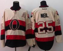 Ottawa Senators -25 Chris Neil Cream 2014 Heritage Classic Stitched NHL Jersey Ottawa Senators -25 Chris Neil Cream 2014 Heritage Classic Stitched NHL Jersey