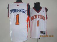 New York Knicks -1 Amare Stoudemire White Stitched NBA Jersey
