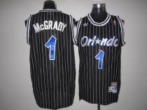 Mitchell And Ness Orlando Magic -1 Tracy Mcgrady Stitched Black Throwback NBA Jersey Mitchell And Ness Orlando Magic -1 Tracy Mcgrady Stitched Black Throwback NBA Jersey
