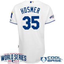 Kansas City Royals -35 Eric Hosmer White Cool Base W 2014 World Series Patch Stitched MLB Jersey Kansas City Royals -35 Eric Hosmer White Cool Base W 2014 World Series Patch Stitched MLB Jersey
