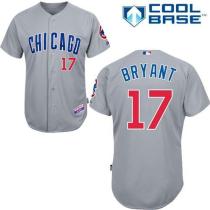 Chicago Cubs -17 Kris Bryant Grey Road Cool Base Stitched MLB Jersey Chicago Cubs -17 Kris Bryant Grey Road Cool Base Stitched MLB Jersey