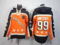 Edmonton Oilers -99 Wayne Gretzky Orange All Star Sawyer Hooded Sweatshirt Stitched NHL Jersey Edmonton Oilers -99 Wayne Gretzky Orange All Star Sawyer Hooded Sweatshirt Stitched NHL Jersey