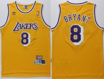 Los Angeles Lakers -8 Kobe Bryant Gold Throwback Stitched NBA Jersey Los Angeles Lakers -8 Kobe Bryant Gold Throwback Stitched NBA Jersey