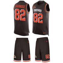 Browns -82 Gary Barnidge Brown Team Color Stitched NFL Limited Tank Top Suit Jersey Browns -82 Gary Barnidge Brown Team Color Stitched NFL Limited Tank Top Suit Jersey