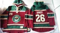 Minnesota Wild -26 Thomas Vanek Red Sawyer Hooded Sweatshirt Stitched NHL Jersey Minnesota Wild -26 Thomas Vanek Red Sawyer Hooded Sweatshirt Stitched NHL Jersey