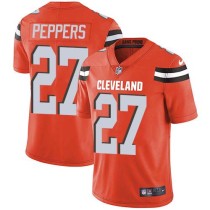 Nike Browns -27 Jabrill Peppers Orange Alternate Stitched NFL Vapor Untouchable Limited Jersey Nike Browns -27 Jabrill Peppers Orange Alternate Stitched NFL Vapor Untouchable Limited Jersey