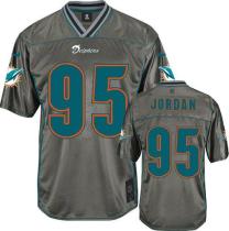 Nike Miami Dolphins #95 Dion Jordan Grey Men's Stitched NFL Elite Vapor Jersey Nike Miami Dolphins #95 Dion Jordan Grey Men's Stitched NFL Elite Vapor Jersey