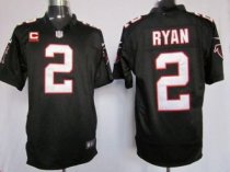 Nike Falcons 2 Matt Ryan Black Alternate With C Patch Stitched NFL Game Jersey Nike Falcons 2 Matt Ryan Black Alternate With C Patch Stitched NFL Game Jersey