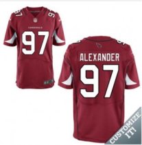 Nike Arizona Cardinals -97 Alexander Jersey Red Elite Home Jersey