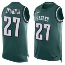 Nike Eagles -27 Malcolm Jenkins Midnight Green Team Color Stitched NFL Limited Tank Top Jersey Nike Eagles -27 Malcolm Jenkins Midnight Green Team Color Stitched NFL Limited Tank Top Jersey