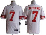 Nike San Francisco 49ers #7 Colin Kaepernick White Men‘s Stitched NFL Elite Jersey