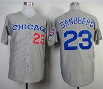 Mitchell and Ness 1990 Chicago Cubs -23 Ryne Sandberg Grey Throwback Stitched MLB Jersey Mitchell and Ness 1990 Chicago Cubs -23 Ryne Sandberg Grey Throwback Stitched MLB Jersey