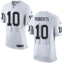 Nike Oakland Raiders #10 Seth Roberts White Men's Stitched NFL New Elite Jersey Nike Oakland Raiders #10 Seth Roberts White Men's Stitched NFL New Elite Jersey