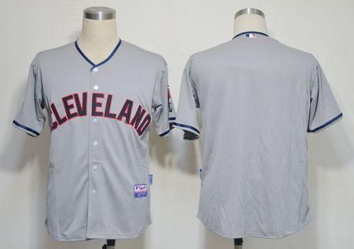 Cleveland Indians Blank Grey Cool Base Stitched MLB Jersey