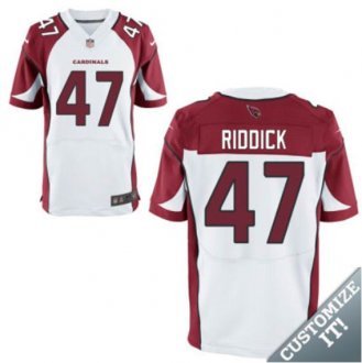 Nike Arizona Cardinals -47 Riddick Jersey White Elite Road Jersey