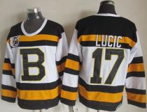 Boston Bruins -17 Milan Lucic White CCM Throwback 75TH Stitched NHL Jersey Boston Bruins -17 Milan Lucic White CCM Throwback 75TH Stitched NHL Jersey