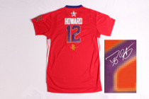 Autographed NBA Houston Rockets -12 Dwight Howard Red 2014 All Star Stitched Jersey Autographed NBA Houston Rockets -12 Dwight Howard Red 2014 All Star Stitched Jersey