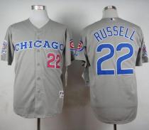 Chicago Cubs -22 Addison Russell Grey 1990 Turn Back The Clock Stitched MLB Jersey Chicago Cubs -22 Addison Russell Grey 1990 Turn Back The Clock Stitched MLB Jersey