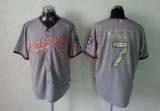 Minnesota Twins -7 Joe Mauer Grey USMC Cool Base Stitched MLB Jersey