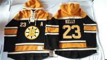 Boston Bruins -23 Chris Kelly Black Sawyer Hooded Sweatshirt Stitched NHL Jersey Boston Bruins -23 Chris Kelly Black Sawyer Hooded Sweatshirt Stitched NHL Jersey