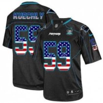Nike Panthers -59 Luke Kuechly Black With 20TH Season Patch Stitched USA Flag Fashion Jersey Nike Panthers -59 Luke Kuechly Black With 20TH Season Patch Stitched USA Flag Fashion Jersey