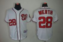 Washington Nationals #28 Jayson Werth White Stitched MLB Jersey Washington Nationals #28 Jayson Werth White Stitched MLB Jersey