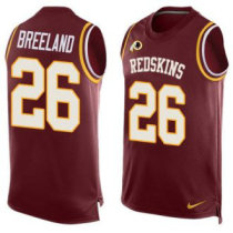 Nike Redskins -26 Bashaud Breeland Burgundy Red Team Color Stitched NFL Limited Tank Top Jersey Nike Redskins -26 Bashaud Breeland Burgundy Red Team Color Stitched NFL Limited Tank Top Jersey