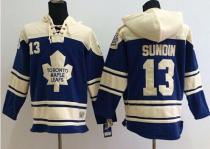 Toronto Maple Leafs -13 Mats Sundin Blue Sawyer Hooded Sweatshirt Stitched NHL Jersey Toronto Maple Leafs -13 Mats Sundin Blue Sawyer Hooded Sweatshirt Stitched NHL Jersey