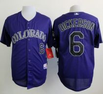 Colorado Rockies -6 Corey Dickerson Purple Cool Base Stitched MLB Jersey Colorado Rockies -6 Corey Dickerson Purple Cool Base Stitched MLB Jersey