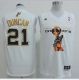 San Antonio Spurs -21 Tim Duncan White 2014 NBA Finals Champions Stitched NBA Jersey