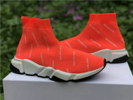 Authentic Balenciaga Speed Trainer Red  white