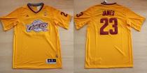 Cleveland Cavaliers -23 LeBron James Yellow Throwback Short Sleeve Stitched NBA Jersey Cleveland Cavaliers -23 LeBron James Yellow Throwback Short Sleeve Stitched NBA Jersey