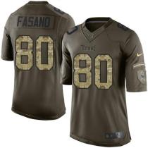 Nike Titans -80 Anthony Fasano Green Stitched NFL Limited Salute to Service Jersey Nike Titans -80 Anthony Fasano Green Stitched NFL Limited Salute to Service Jersey