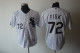 Chicago White Sox -72 Carlton Fisk Stitched White MLB Jersey