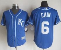 Kansas City Royals -6 Lorenzo Cain Blue Alternate 2 New Cool Base W 2015 World Series Patch Stitched Kansas City Royals -6 Lorenzo Cain Blue Alternate 2 New Cool Base W 2015 World Series Patch Stitched