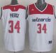 Revolution 30 Washington Wizards -34 Paul Pierce White Stitched NBA Jersey